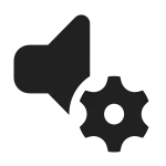 Speaker Settings SVG Icon